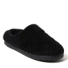 Dearfoams Libby Quilted Terry Clog Slipper In Black