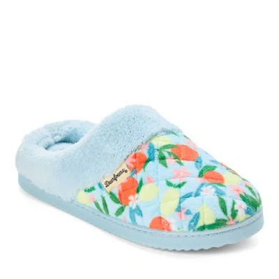 Dearfoams Libby Quilted Terry Clog Slipper In Blue