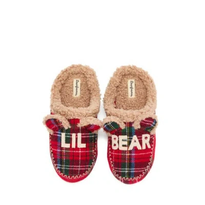 Dearfoams Lil Bear Closed Back Slipper In Multi