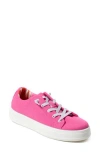 Dearfoams Mabel Woven Slip-on Sneaker In Azalea Pink