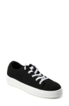 Dearfoams Mabel Woven Slip-on Sneaker In Black