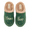 Dearfoams Mama Bear Clog Slipper In Green
