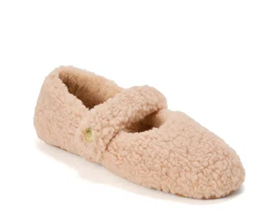 Dearfoams Maryanne Mary Jane Slipper In Brown