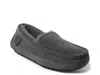 Dearfoams Fireside Melbourne Genuine Shearling Moccasin Slipper In Gray