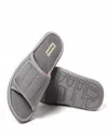 Dearfoams Collin Terry Adjustable Shower Slide Slipper In Gray