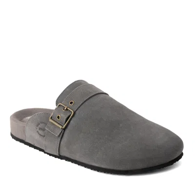 Dearfoams Finn Scuff Slipper In Gray