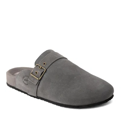 Dearfoams Men's Finn Genuine Suede Scuff Slippers In Multi