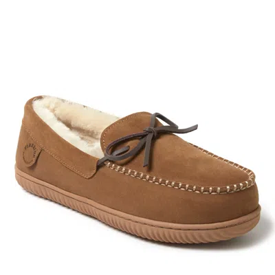 Dearfoams Men's Fireside By  Nelson Bay Moccasin In Brown
