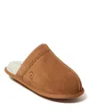 Dearfoams Men's Kirk Genuine Suede Scuff House Slipper In Pink