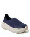 Dearfoams Men's Knox Collapsible Heel Slip-on Sneaker In Blue