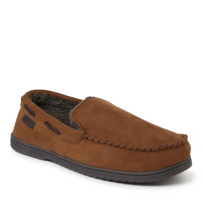 Dearfoams Men's Microsuede Moccasin In Blue