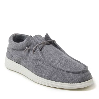 Dearfoams Men's Rhett Closed Back Chukka Loafer In Grey