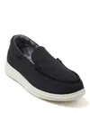 Dearfoams Men's Ronan Closed Back Slip On Loafer In Black