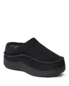 Dearfoams Men's Thompson Microsuede Clog In Black