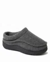 Dearfoams Men's Thompson Wool Blend Clog Slipper In Gray