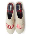 Dearfoams Men's Tyler Novelty Holiday Christmas Scuff Slipper In Neutral