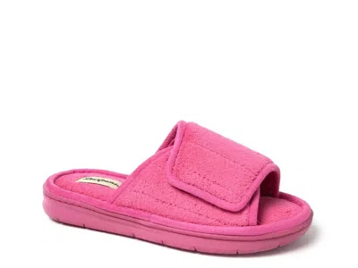 Dearfoams Mickey Slide Slipper In Pink