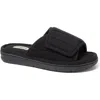 Dearfoams Womens Milly Plush Pile Molded Footbed Slide In Multi