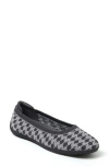 Dearfoams Misty Ballet Flat In Grey Multi