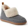 Dearfoams Womens Faux Suede Slip On Booties In Gray