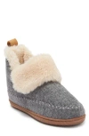 Dearfoams Moritz Slipper Bootie In Grey