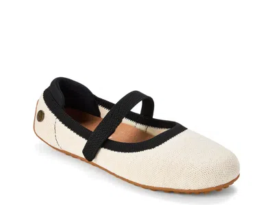 Dearfoams Original Comfort Haddy Sport Knit Mary Jane Flat In Neutral