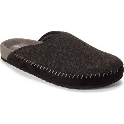 Dearfoams Peterson Scuff Slippers In Black