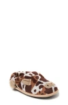 Dearfoams Peyton Animal Clog Slipper In Cow Potting Soil