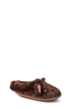 Dearfoams Peyton Animal Clog Slipper In Leopard
