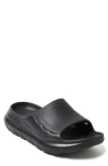 Dearfoams Powell Slide Sandal In Black