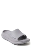 Dearfoams Powell Slide Sandal In Gray