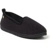 Dearfoams Rachel Marled Chenille Closed Back Slipper In Black