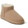 Dearfoams Riverland Genuine Shearling Bootie In Sand