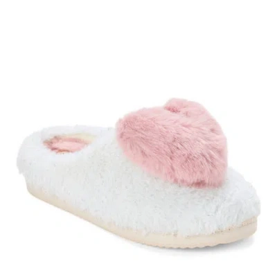 Dearfoams Rosie Furry Icon Clog Slipper In Pink