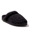 Dearfoams Serena Marled Chenille Scuff House Slipper