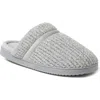Dearfoams Serena Marled Chenille Slipper In Sleet