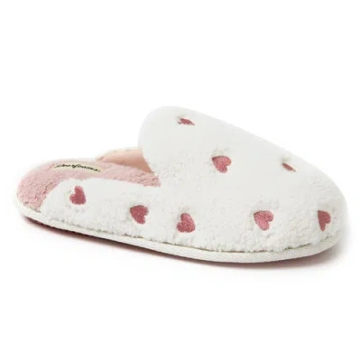 Dearfoams Teddy Tab Scuff Slipper In Multi