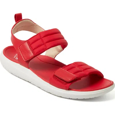 Dearfoams Thea Sandal In True Red