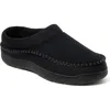 Dearfoams Men's Thompson Microsuede Clog In Black Solid