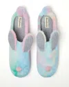 Dearfoams Unisex Adult Easter Bunny Fuzzy Clog House Slipper In Multi