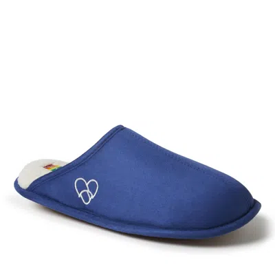 Dearfoams Unisex  Basic Scuff In Blue