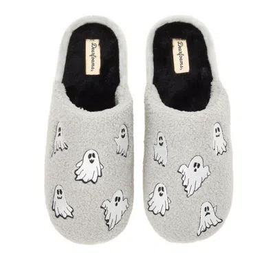Dearfoams Unisex Halloween Scuff In Gray