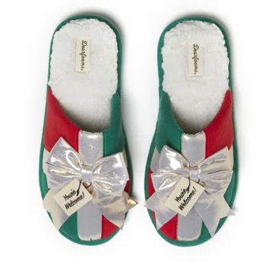Dearfoams Unisex Holiday Novelty Scuff In Multi
