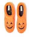 Dearfoams Unisex Jack-o-lantern Halloween Pumpkin Slipper In Orange