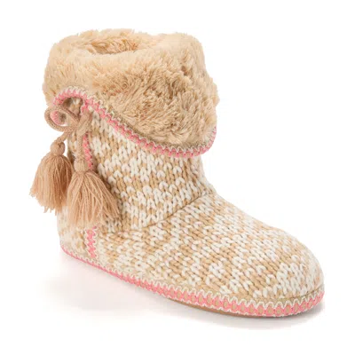 Dearfoams Women's Becky Knit Bootie In Multi