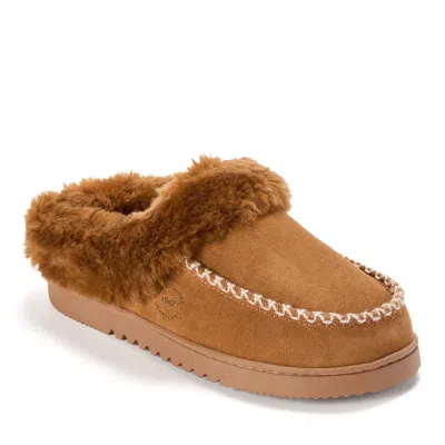 Dearfoams Blaine Clog Slipper In Brown