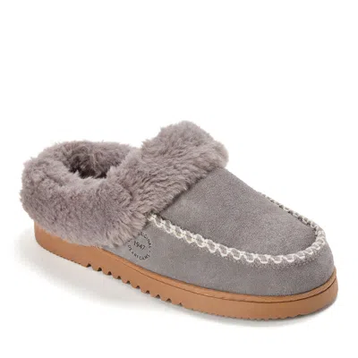 Dearfoams Blaine Clog Slipper In Gray
