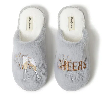Dearfoams Women's Celebration Slipper In Gray
