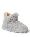 Dearfoams Womens Chelsea Shaggy Pile Bootie Slippers In Neutral