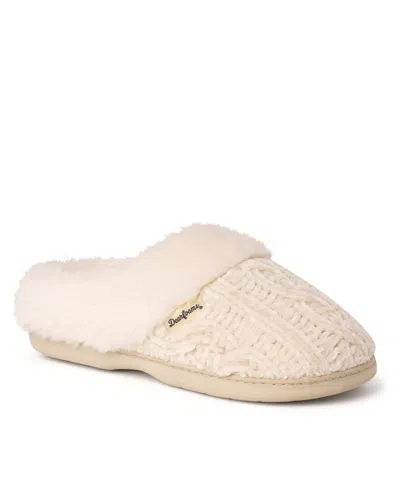 DEARFOAMS WOMEN'S CLAIRE MARLED CHENILLE KNIT CLOG
